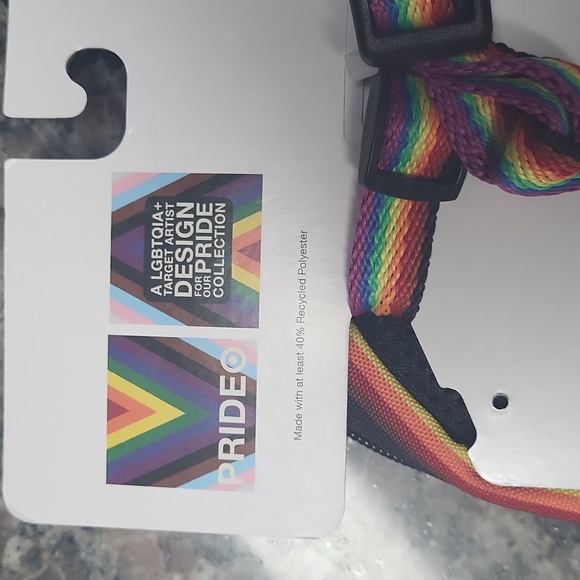 Pride Backpack Dog Harness Size XXS/XS "Unconditional Love" 2 Zipped Pockets new - Picture 5 of 9